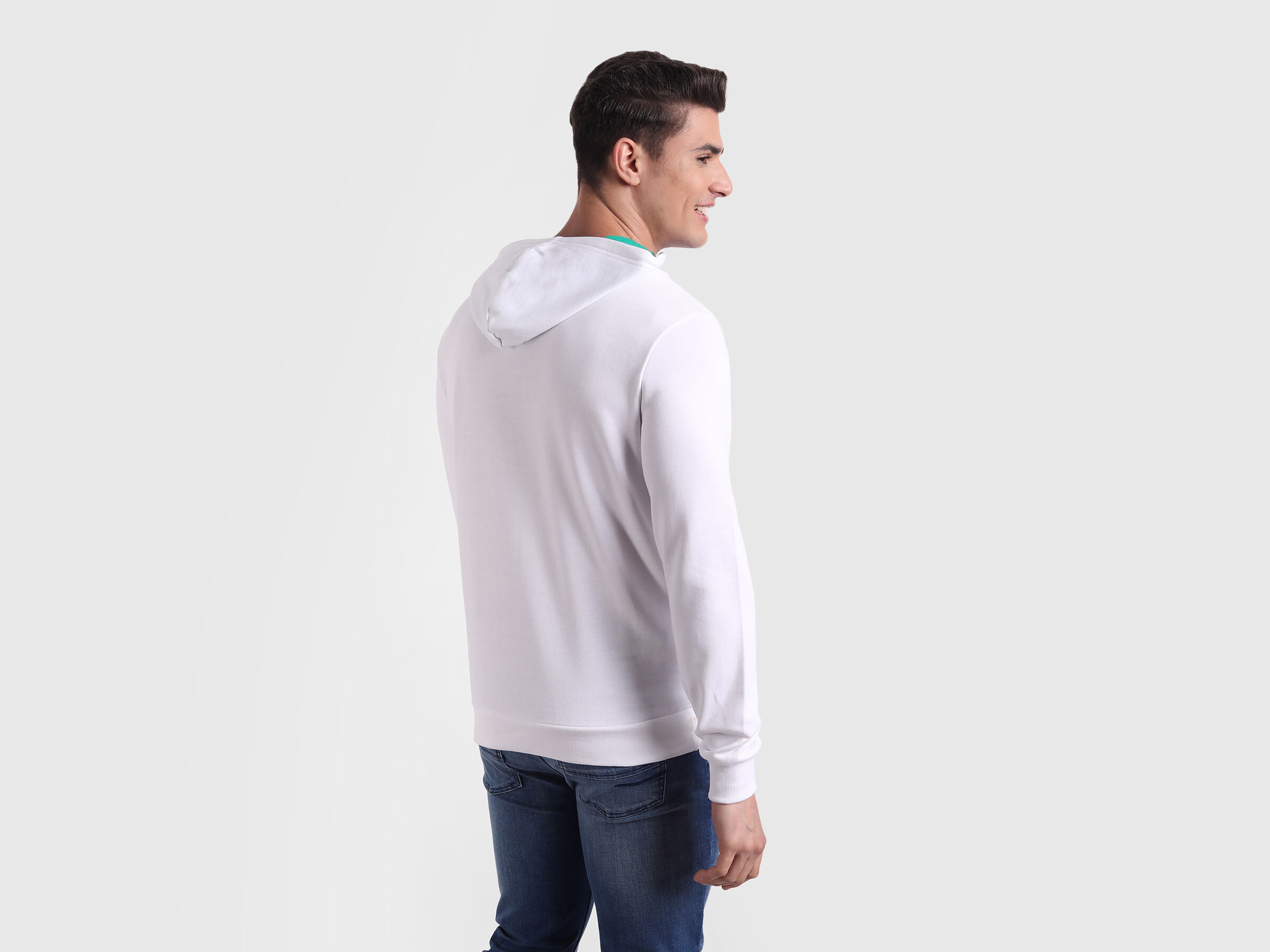 Basic Hoodie With Print image number 3